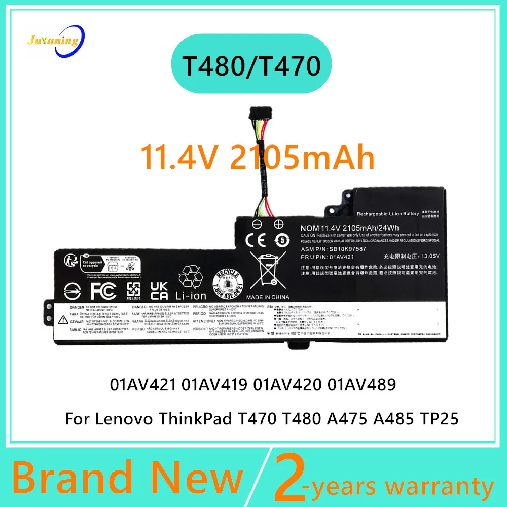 01AV420 For Lenovo ThinkPad T480 T470 A485 A475 TP25 01AV421 01AV419 01AV489 SB10K97578 SB10K97576 SB10K97577
