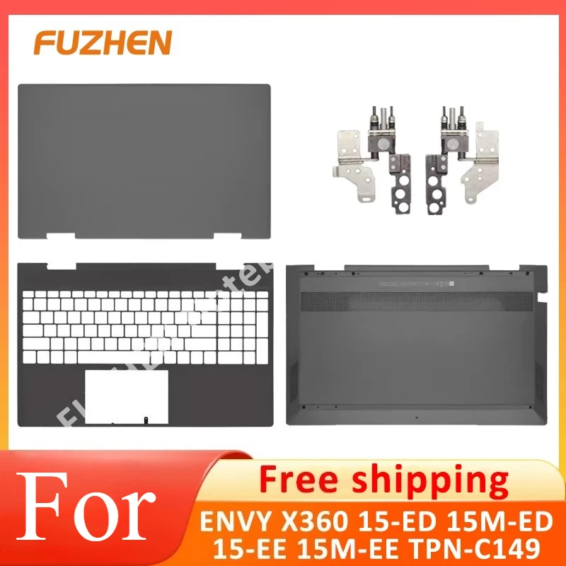 For ENVY X360 15m-ED 15-ED 15-EE TPN-C149 C148 15.6 In Laptop LCD Back Cover Hinges Palmrest Bottom Case L93203-001