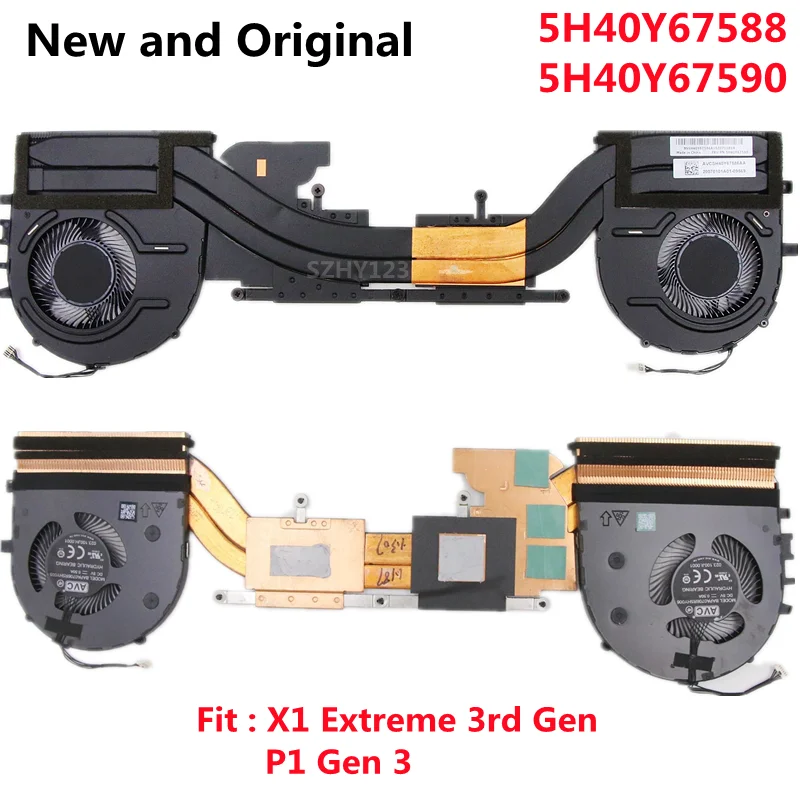 For Lenovo ThinkPad X1 Extreme 3rd P1 Gen 3 5H40Y67590 5H40Y67588