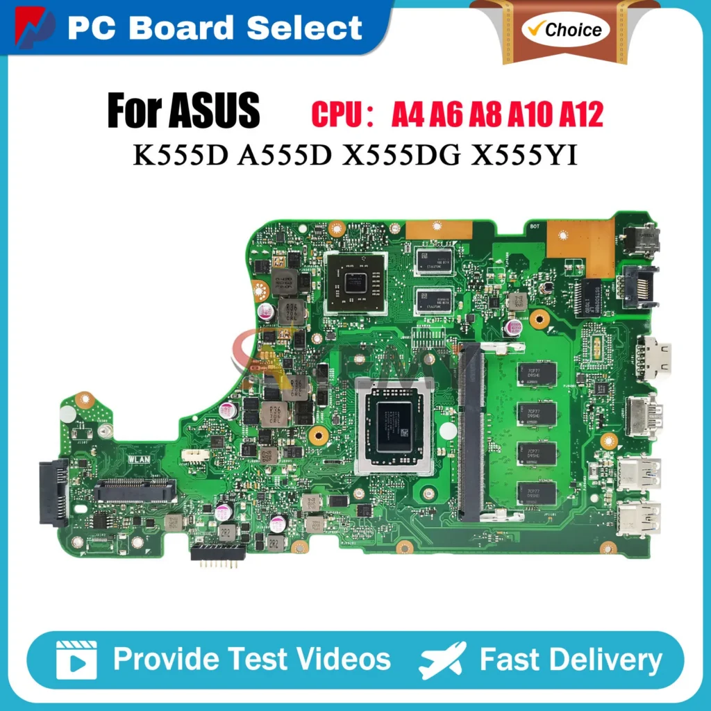 X555DG For ASUS VivoBook X555D X555YI X555DG X555YA K555D A555D With A4 A6 A8 A10 A12