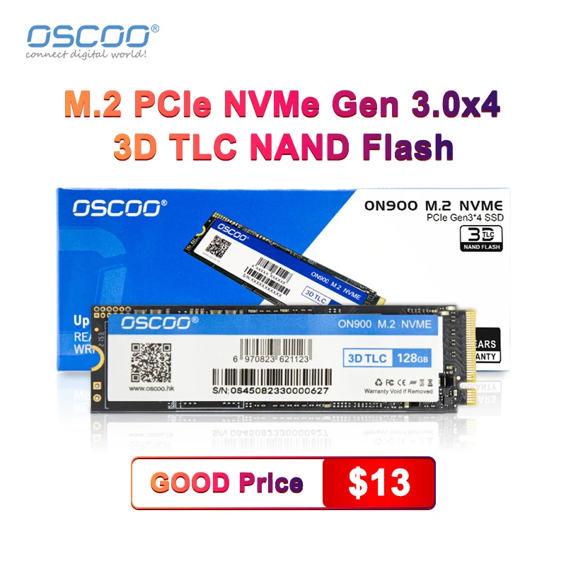 OSCOO NVMe M2 SSD 1TB 512GB 256GB 128GB PCI-e 3.0X4
