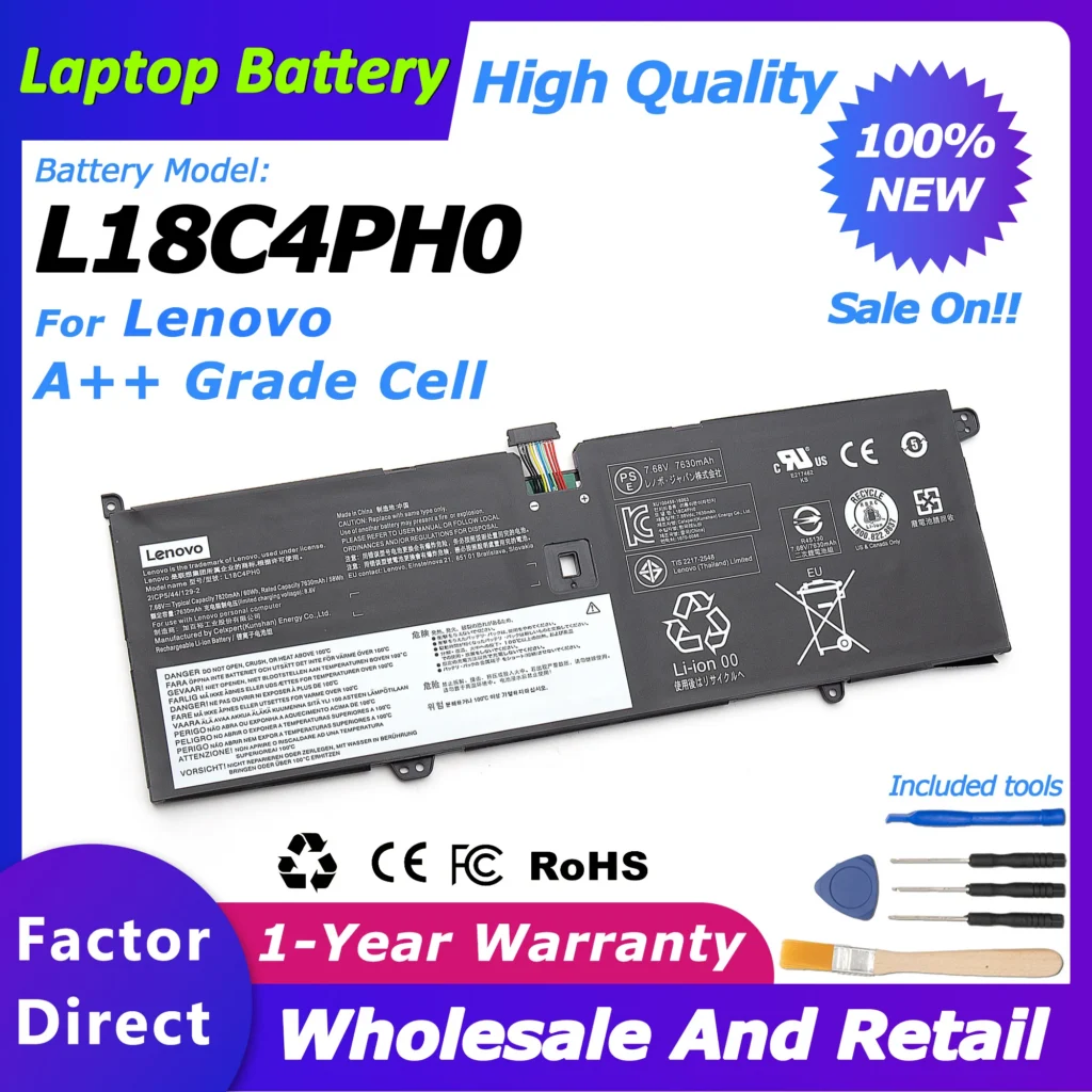 L18C4PH0 For Lenovo Yoga C940/14IIL/81Q9/2ICP5 series 7820mah/60wh