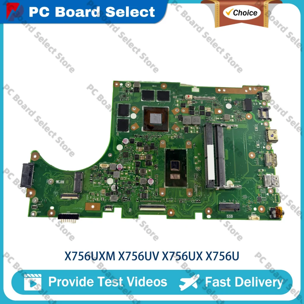 X756UV For ASUS X756UQ X756U X756UR A756U X756UJ X756UXM X756UQK X756UAK X756UV With I3 I5 I7