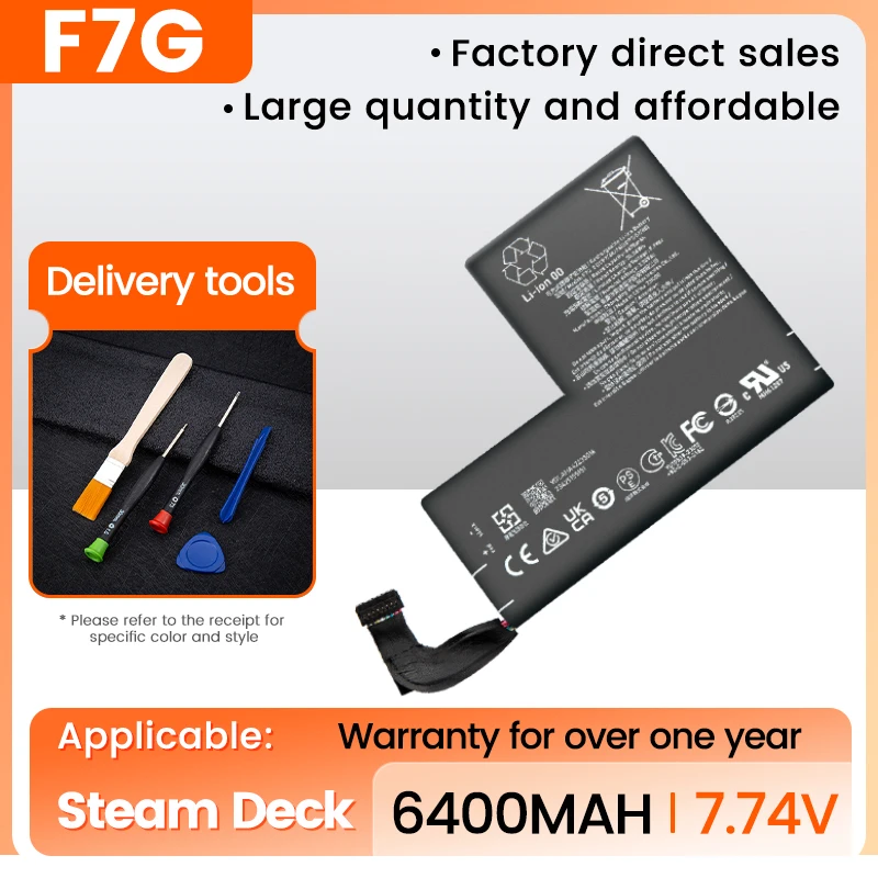 F7G Li-polymer OLED for DELL Steam Deck Handheld Gamepad Controller
