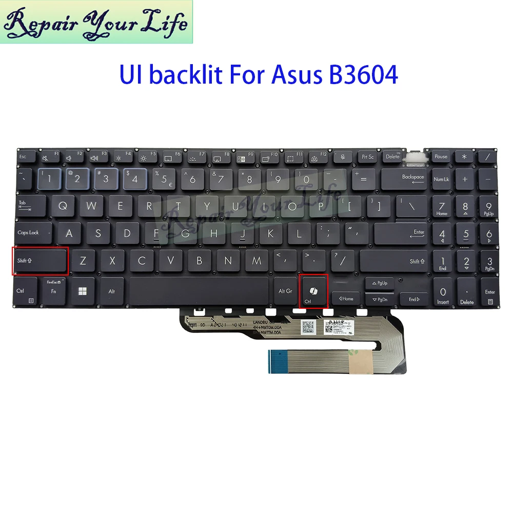 For ASUS ExpertBook B3 B3604 B3604CMA B3604CVA B3604C  0KNX0-512DUI00