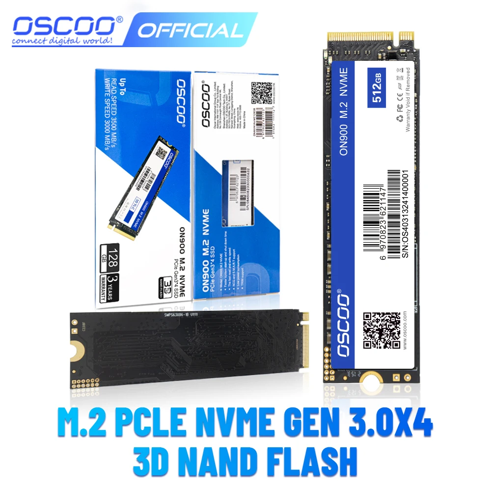 OSCOO M.2 NVME ssd M2 1TB PCIe NVME SSD 128GB 512GB 256gb