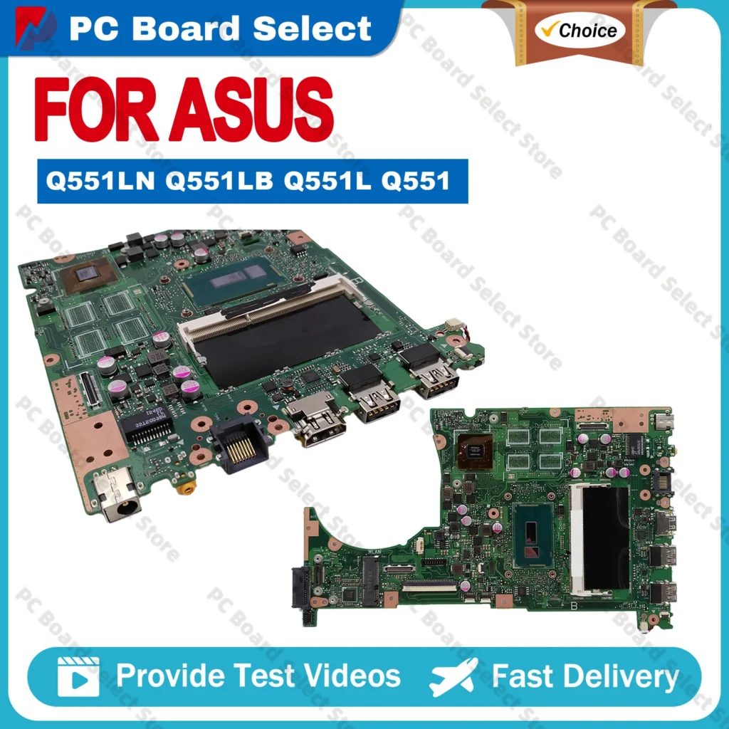 For ASUS Vivobook Q551LB Q551L Q551 Q551LN I3-5010U I5-5200U I7-5500U 4GB RAM GT940M/V2G