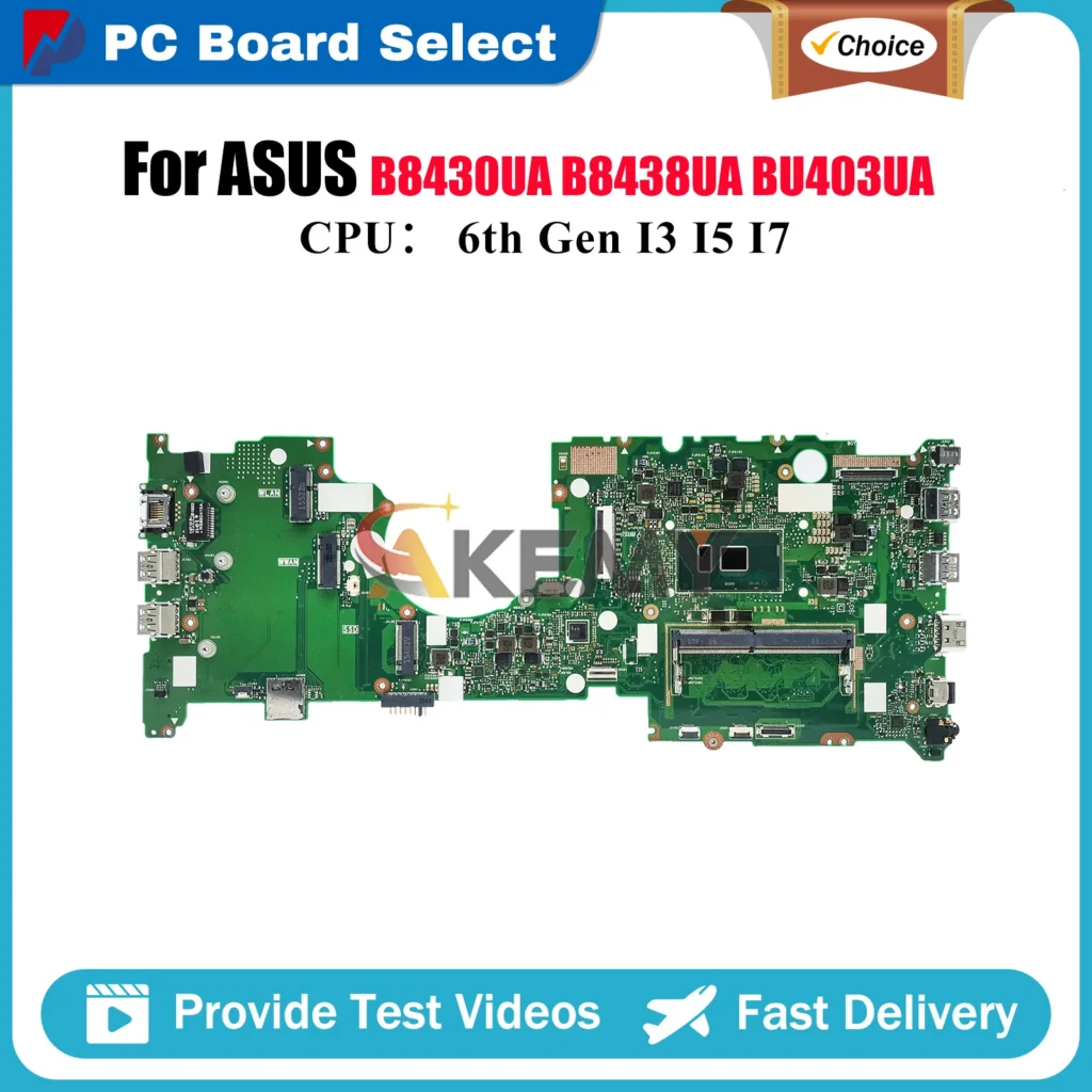 BU403UA For ASUS ExpertBook B8438UA BU403UA BU403U B8430UA With I3 I5 I7