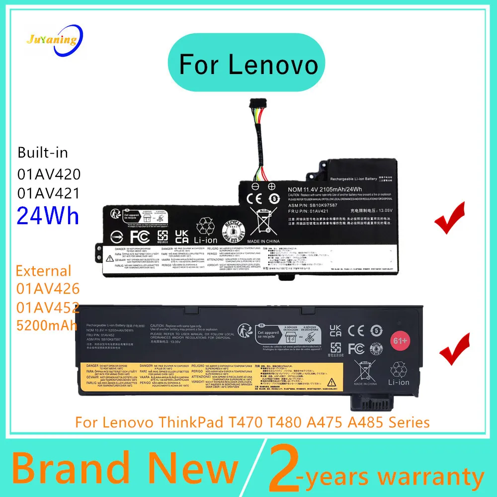 01AV422 01AV423 For Lenovo ThinkPad T480 A475 T470 A485 TP25 01AV425 01AV426 01AV427 01AV420 01AV421 01AV419
