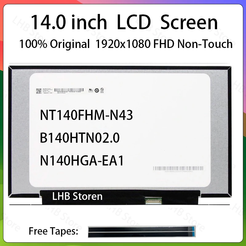 NT140FHM-N43 B140HTN02.0 N140HGA-EA1