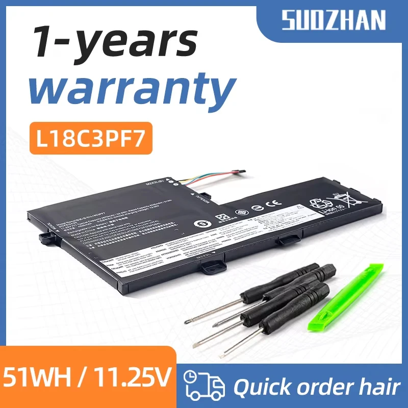 SUOZHAN L18L3PF3 L18C3PF7 For Lenovo Ideapad S340-14 S340-15IWL Xiao Xin 14-2019 15-2019 L18C3PF6 L18M3PF6