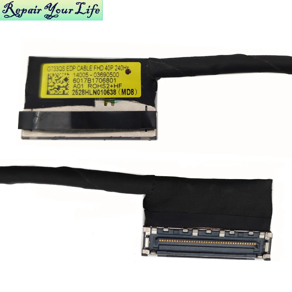 Screen Cable For Asus ROG Strix G733QR G733QS G733ZX G733 ZW QM 6017B1549501 6017B1706801 14005-03690500 03690100
