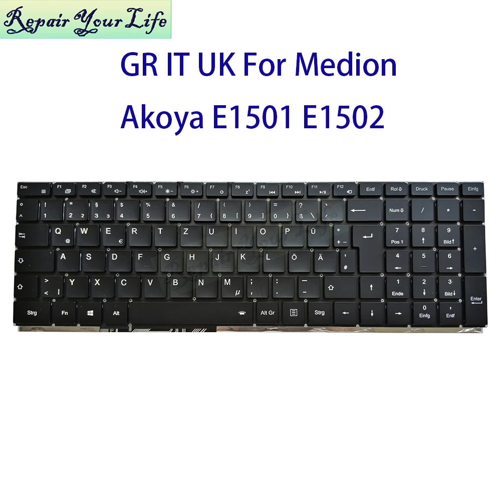 UK GB Keyboard Backlit For Medion Akoya E15301 E15302 E15303 MD62017 MD60589 MD62129