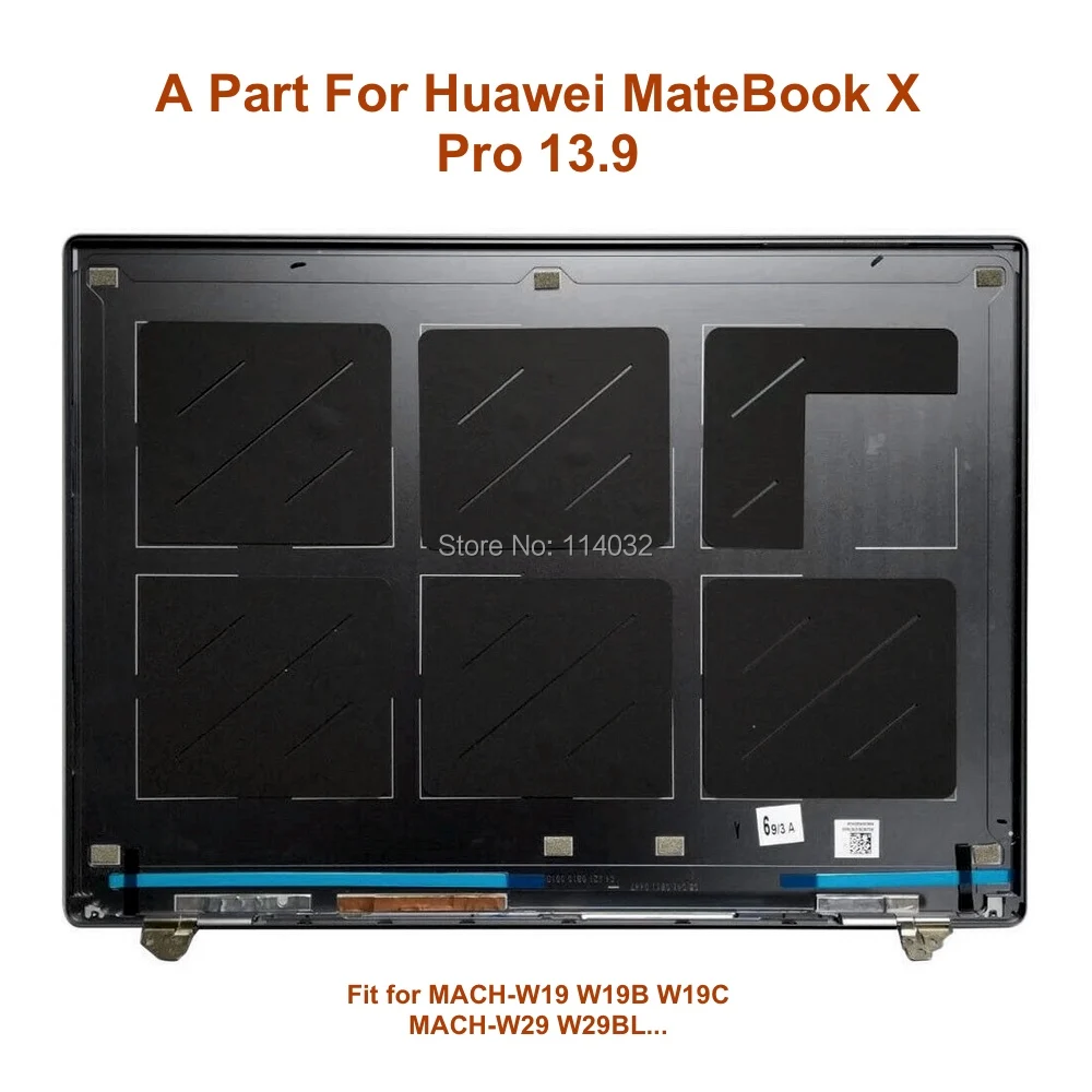 Back Cover For Huawei MateBook X Pro Mach-W19B W19 W19C Mach-W29 W29B