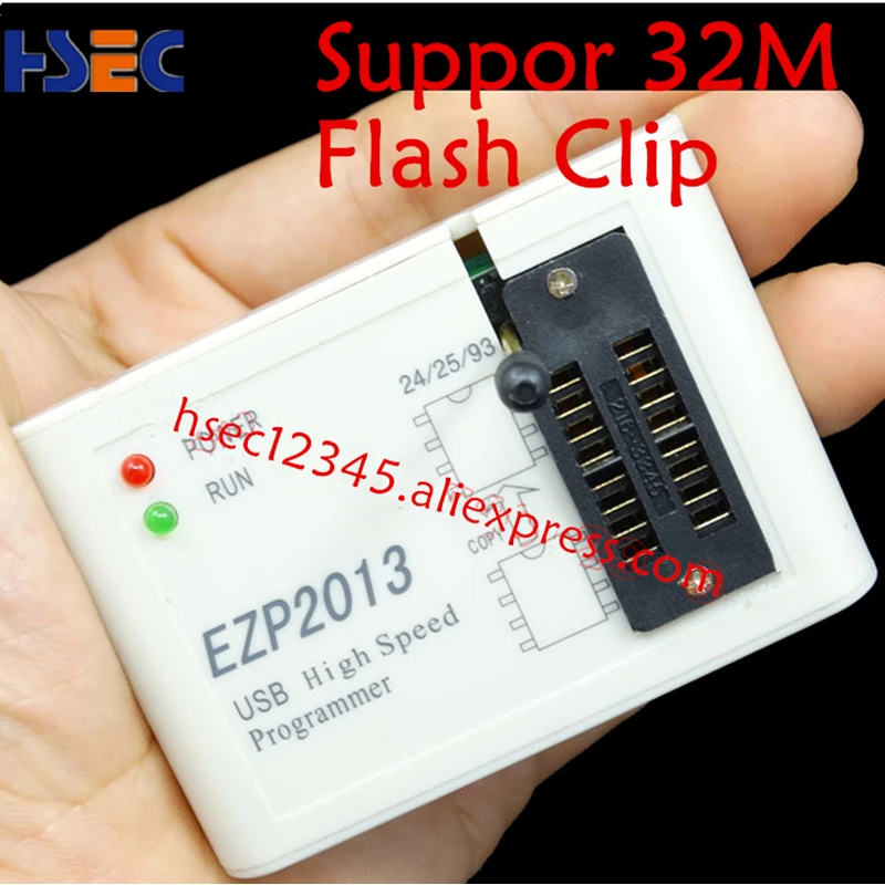 EZP2013 high-speed USB SPI Programmer Better than EZP2010 support 32M Flash 24 25 93 EEPROM 25