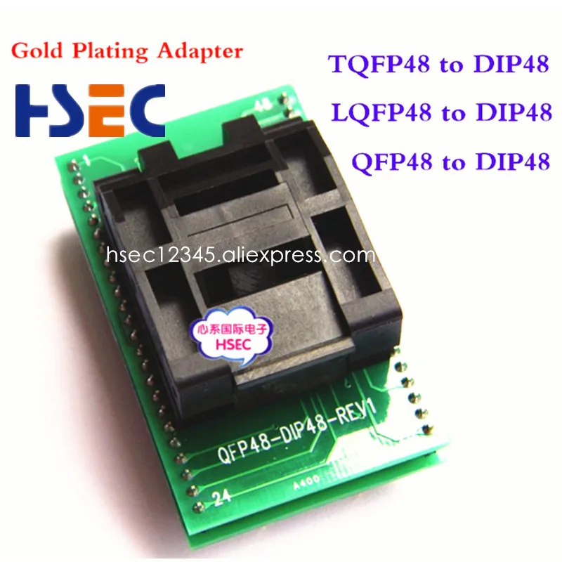 QFP48 to DIP48 Adapter 0.5mm Pitch programmer