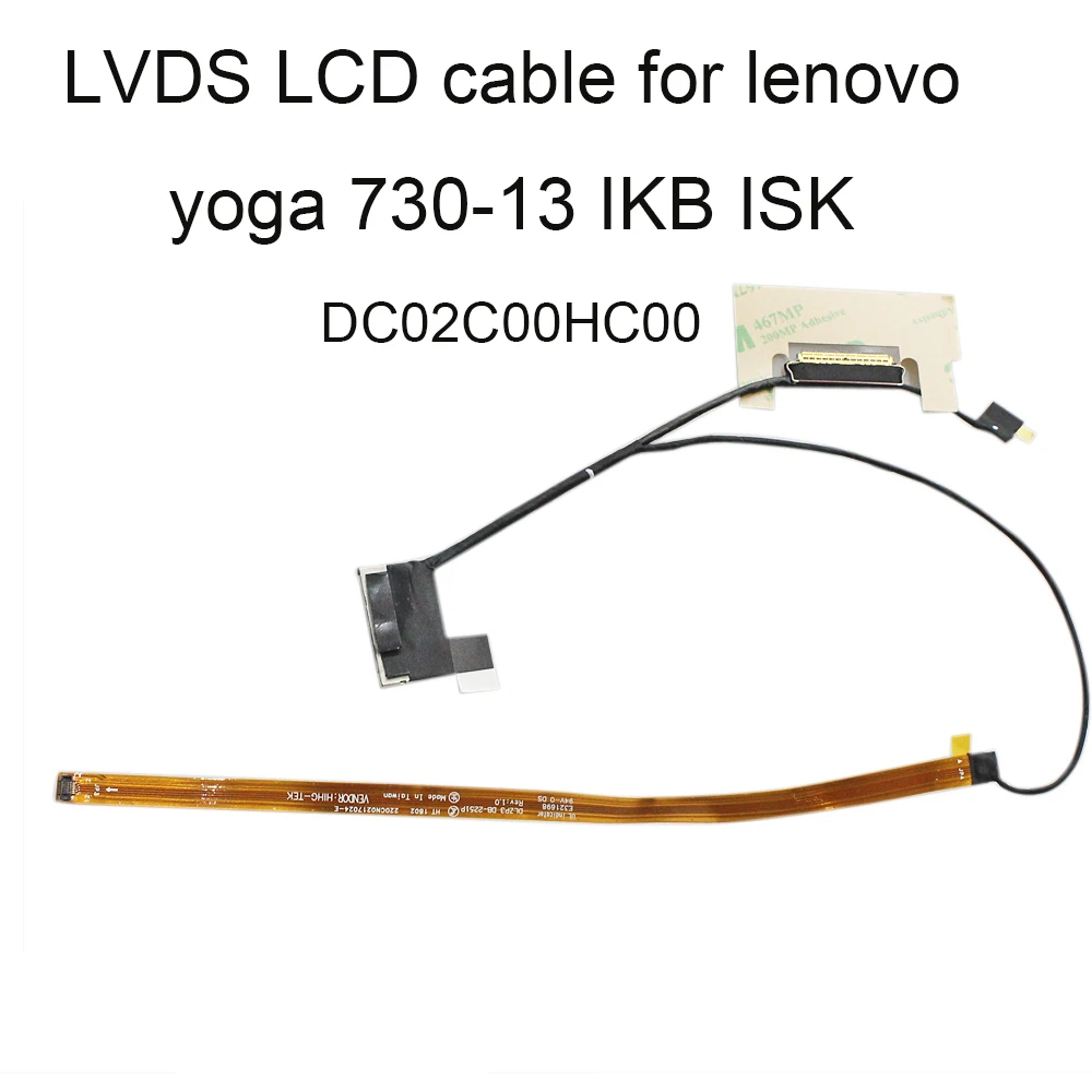 5C10Q95877 LCD LVDS Video Cable For Lenovo yoga 730-13IKB 13ISK 13IKB DLZP3 UHD DC02C00HC00 40PIN 30Pin