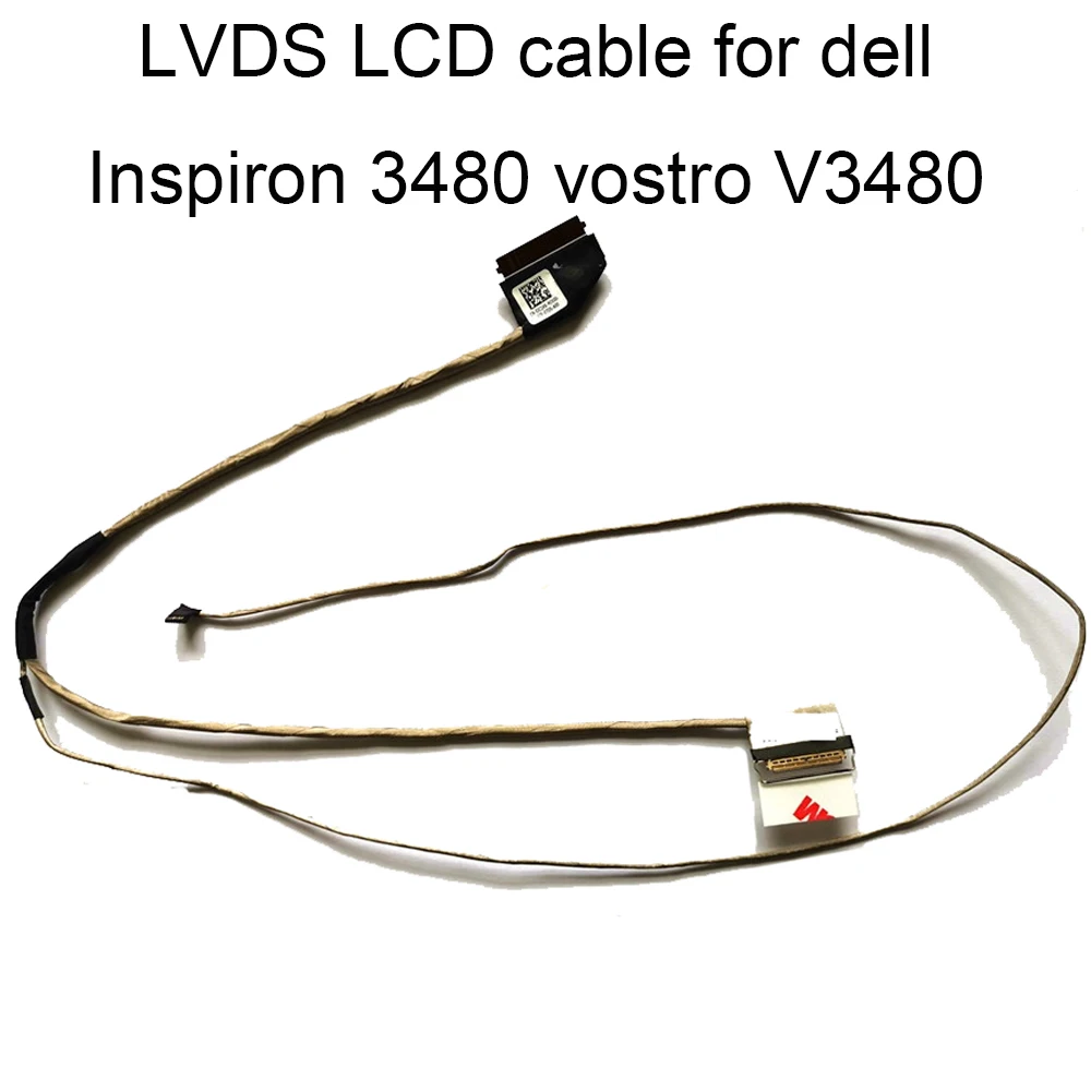 0JC1KK LCD LVDS Screen Video Cable For Dell Inspiron 14 3000 3480 3482 Vostro V3481 V3482 CN-0JC1KK JC1KK DC020038E00 FHD 30Pin