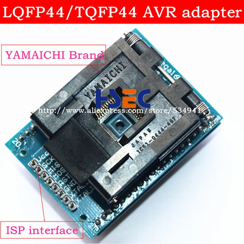 LQFP44 TQFP44 to DIP40 adapter QFP44 Adpater Test block for AVR ISP Interface IC adapter TL866