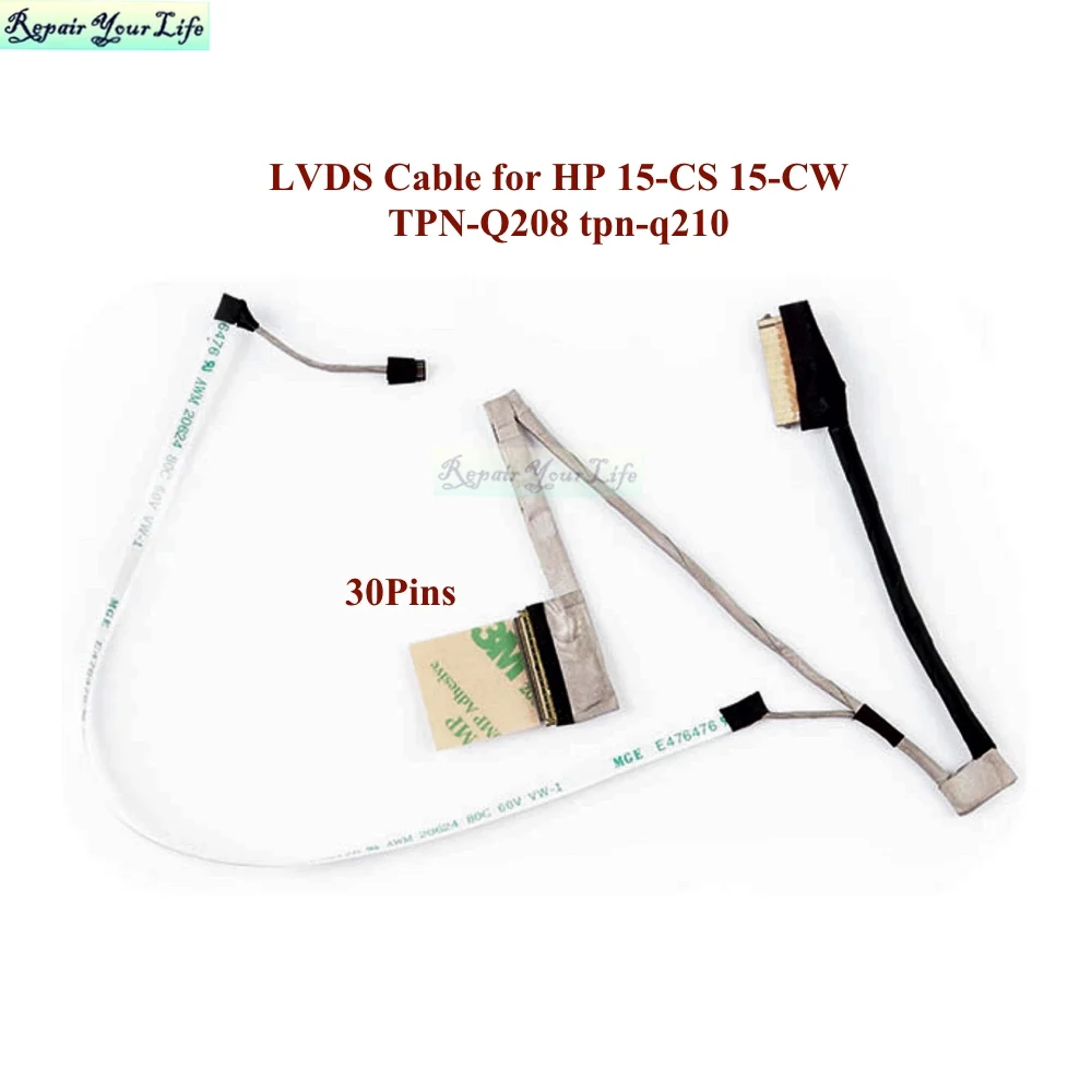 G7B FHD LCD LVDS EDP CAMERA CABLE For HP Pavilion 15-CS 15-CW TPN-Q208 Q210 DD0G7BLC021 DD0G7BLC000 30P