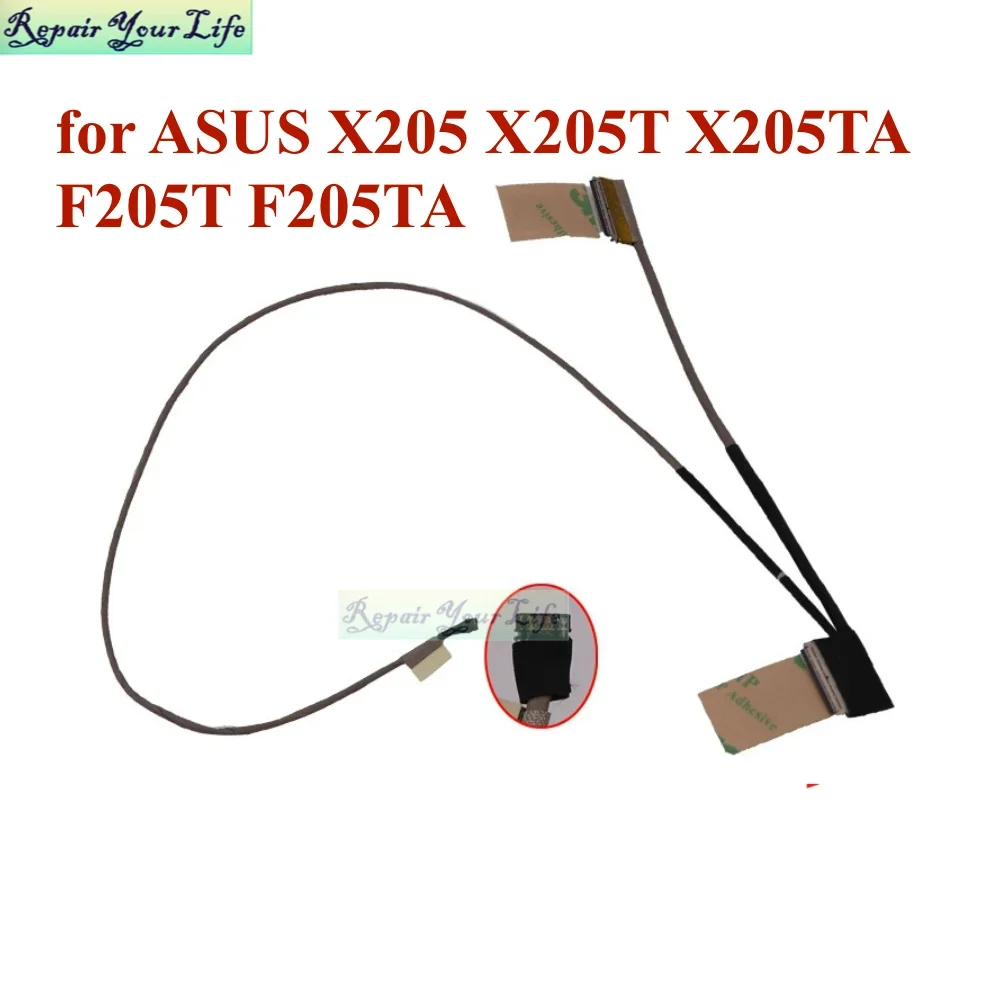 Video Connector XK2 EDP LVDS CABLE for ASUS X205 X205T X205TA F205T F205TA 30Pin DD0XK2LC010 14005-01530000