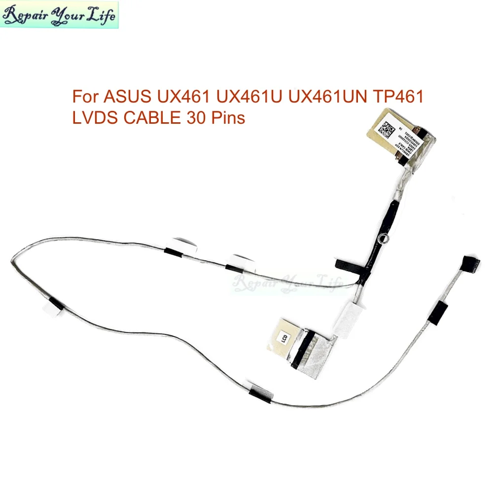 Screen Video Cable For ASUS TP461 UX461 UX461U UX461UN 14005-02510000 DD0BKQLC001 30P