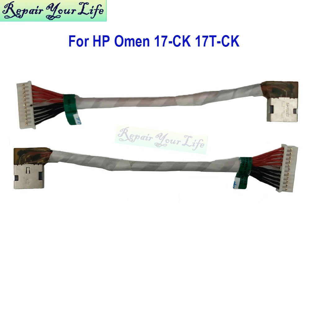 DC Jack Power Cable For HP Omen 17-CK 17T-CK TPN-Q266 330W M45544-S32 M57115-001