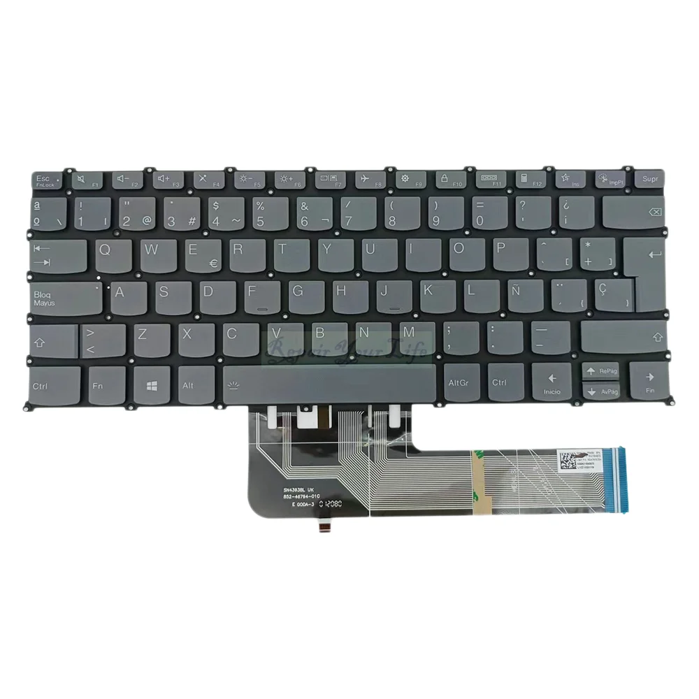 UK Spanish PT-BR Brazil Backlit Keyboard For Lenovo Flex 5-14IIL05 14ARE05 14ALC05 14ITL05 Laptop IdeaPad 81X1 81X2 82hs PR4SB