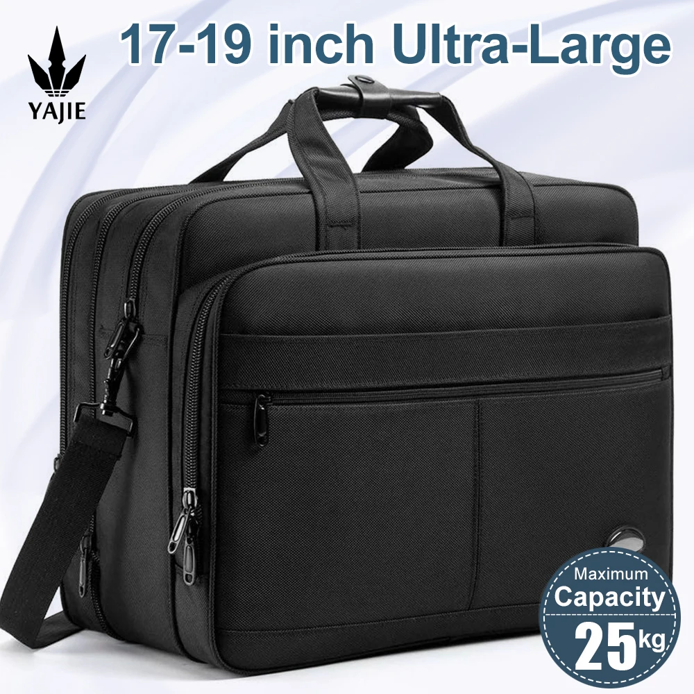 Large Capacity Briefcase Bag Men Business Bag 15.6 inch 17 inch 19 inches