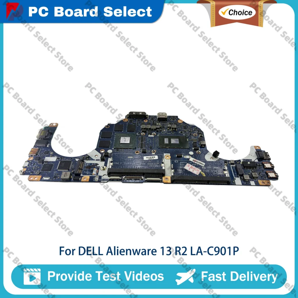 For DELL Alienware 13 R2 AAP01 LA-C901P with i5 i7 CPU CN-0NHYX3 CN-0V3TCJ DDR3