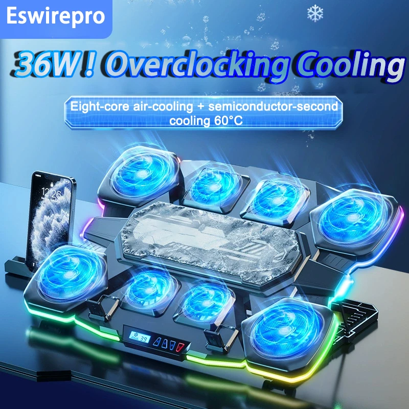 Cooling RGB Ambient Lighting Mute High Power 12-18 inch laptop
