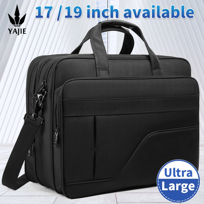 Large Capacity Briefcase Bag Men Business Bag 15.6 inch 17 inch 19 inches