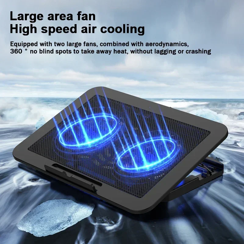 NEW NCP-212  Support 12-17inch Tablet Notebook Dual Fan Cooling