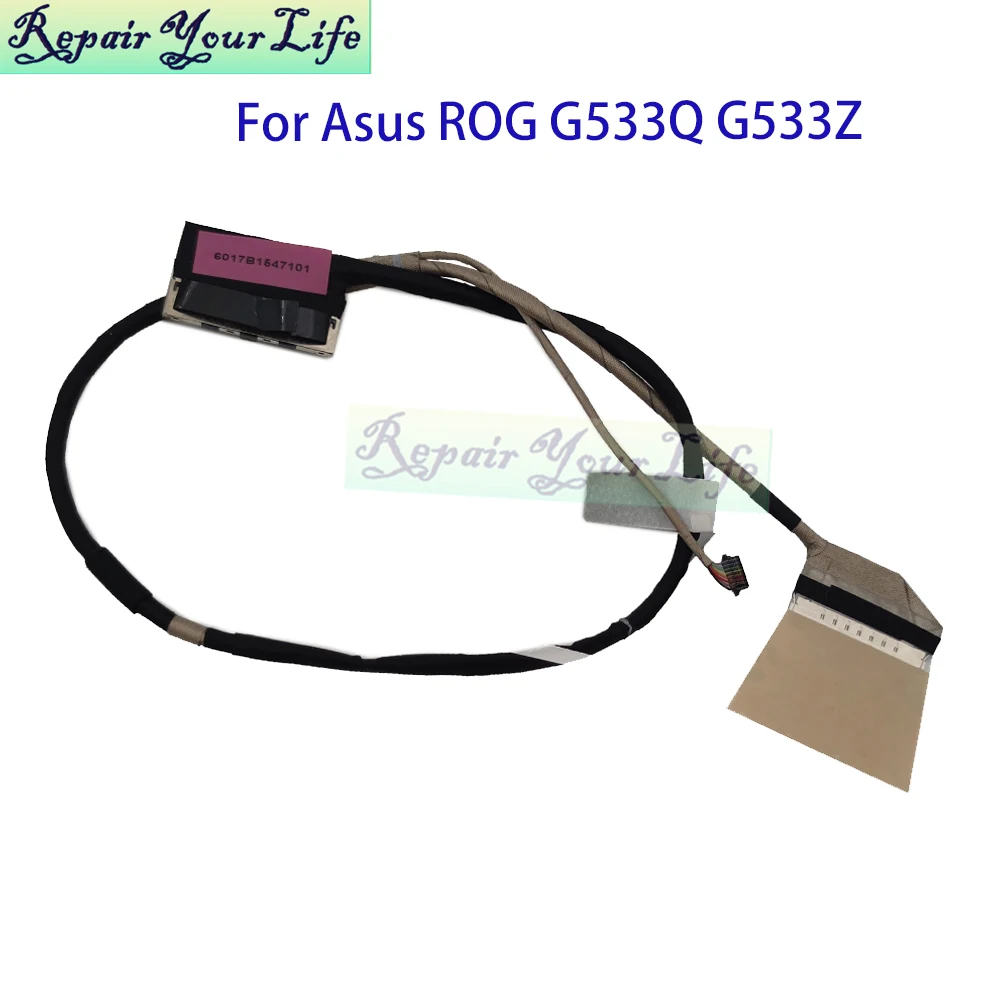 LCD FHD Flex Cable For Asus ROG Strix G15 G533QR G533QM QS G533ZM G533ZS G533 ZX 6017B1547201 6017B1547101 300HZ 165HZ