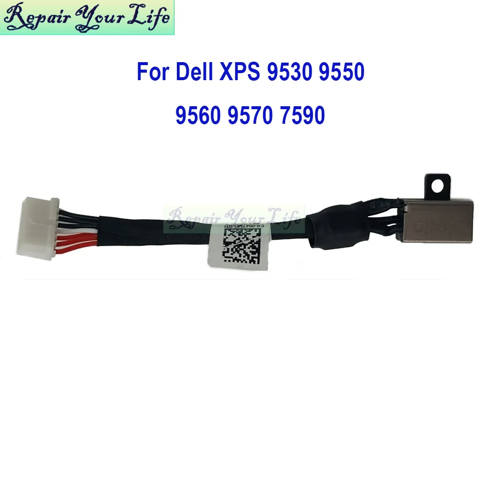 TPNTM DC Power Jack Cable For Dell XPS 15 9530 9550 9560 9570 7590 064TM0 0TPNTM DC30100X300