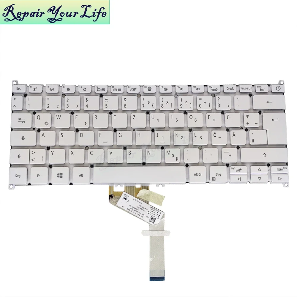 UK German Backlit Keyboard For Acer Swift 5 N17W3 N19H4 19HC4 Laptop Keyboards Backlight SV3P-A72WWL A70BWL A70LWL