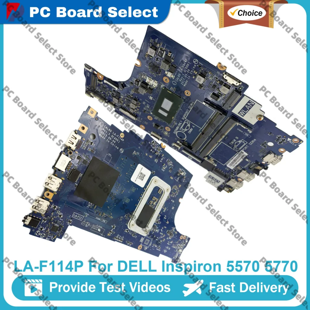 CAL60 LA-F114P For DELL Inspiron 15 5570 17 5770 With I3 I5 I7 CPU CN-0V4K03 0V5DDM 0NM2C6