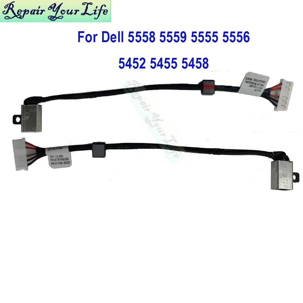 KD4T9 DC Power Jack Cable For Dell Inspiron 15 5558 5559 5552 5551 5555 5556 14 5455 5458 5452 0KD4T9 DC30100UD00