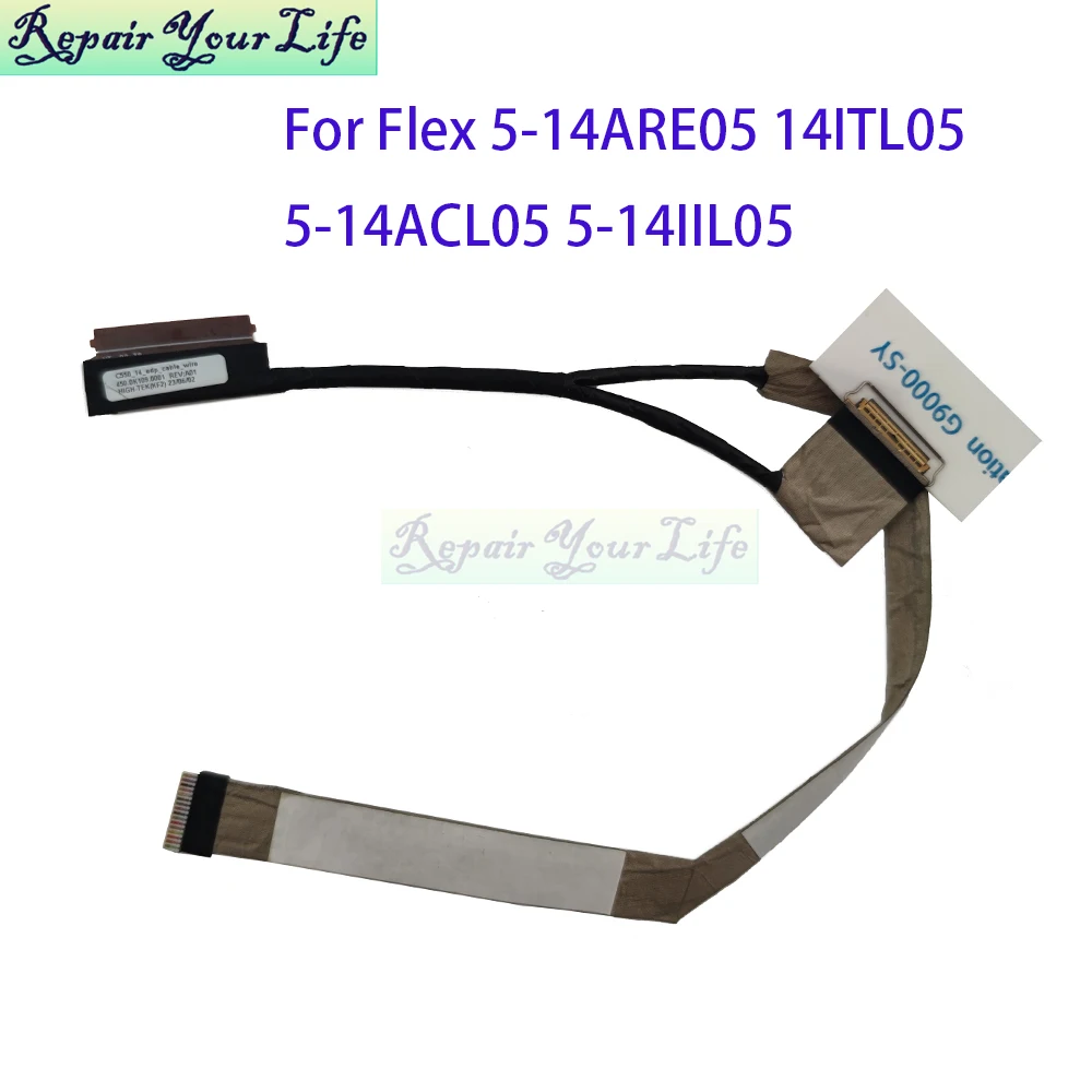 Screen Cable For Lenovo IdeaPad Flex 5-14ALC05 14ARE05 14IIL05 5-14ITL05 C550-14 5C10S30056 450.0K109.0001