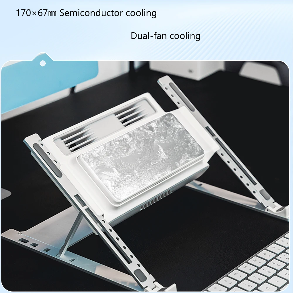 Semiconductor Laptop Cooler for 13-17 Inch Gaming Laptops Aluminum
