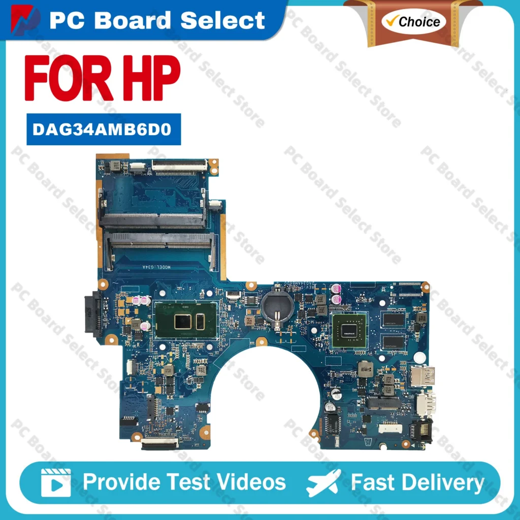 DAG34AMB6D0 For HP Pavilion 15-AU i5-6200U i5-7200U i7-6500U i7-7500U 940m V2G