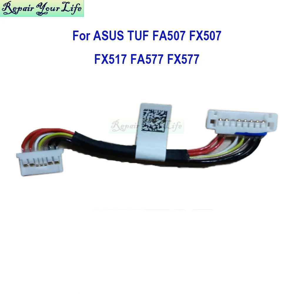 Battery Cable Connector For ASUS TUF Gaming A15 FA507 FA577 F15 FX507 FX517 FX577 LXPX 14011-06040000 DD0NJKBT000
