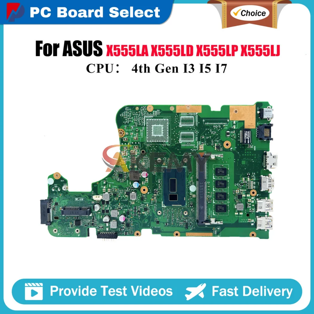 X555LA For ASUS R557L VM510L X555LP FL5800L R556L W519L X555LD DX992L FL5600L VM590L  I3 I5 I7 CPU