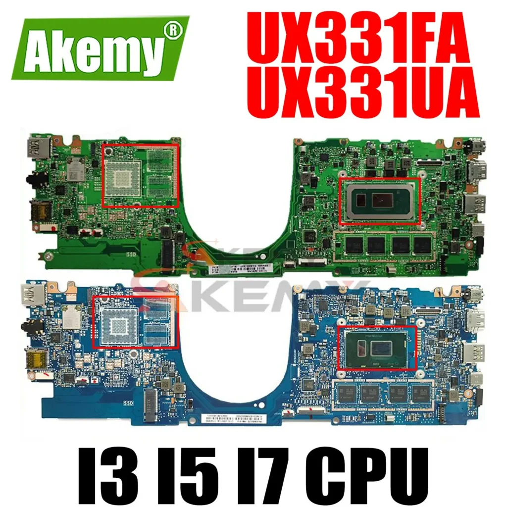 For ASUS BX331F BX331FAL UX331F UX331FA UX331FAL UX331FN CPU i3 i5 i7 4GB 8GB 16GB RAM