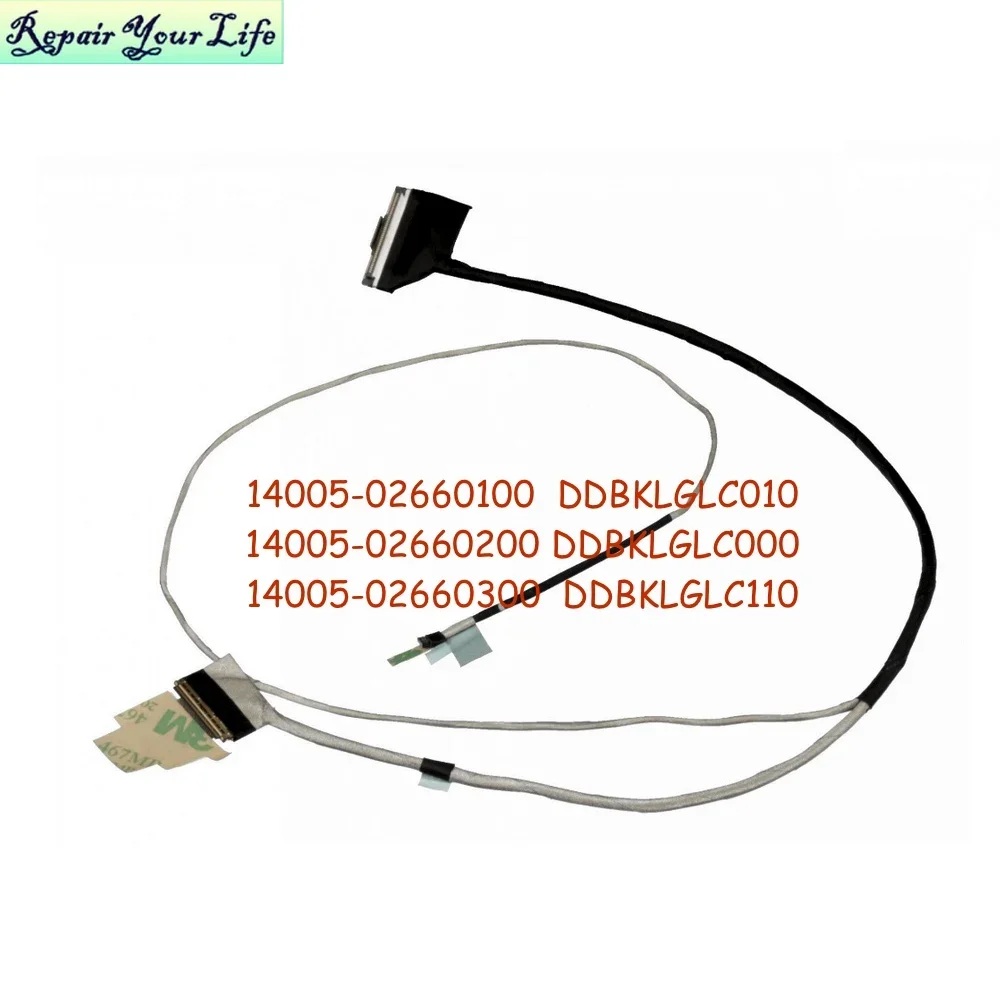 30pins LVDS Cable For Asus Tuf FX504GD FX504GE FX504GM Series 14005-02660100 02660200 DDBKLGLC000 02660300 DDBKLGLC110