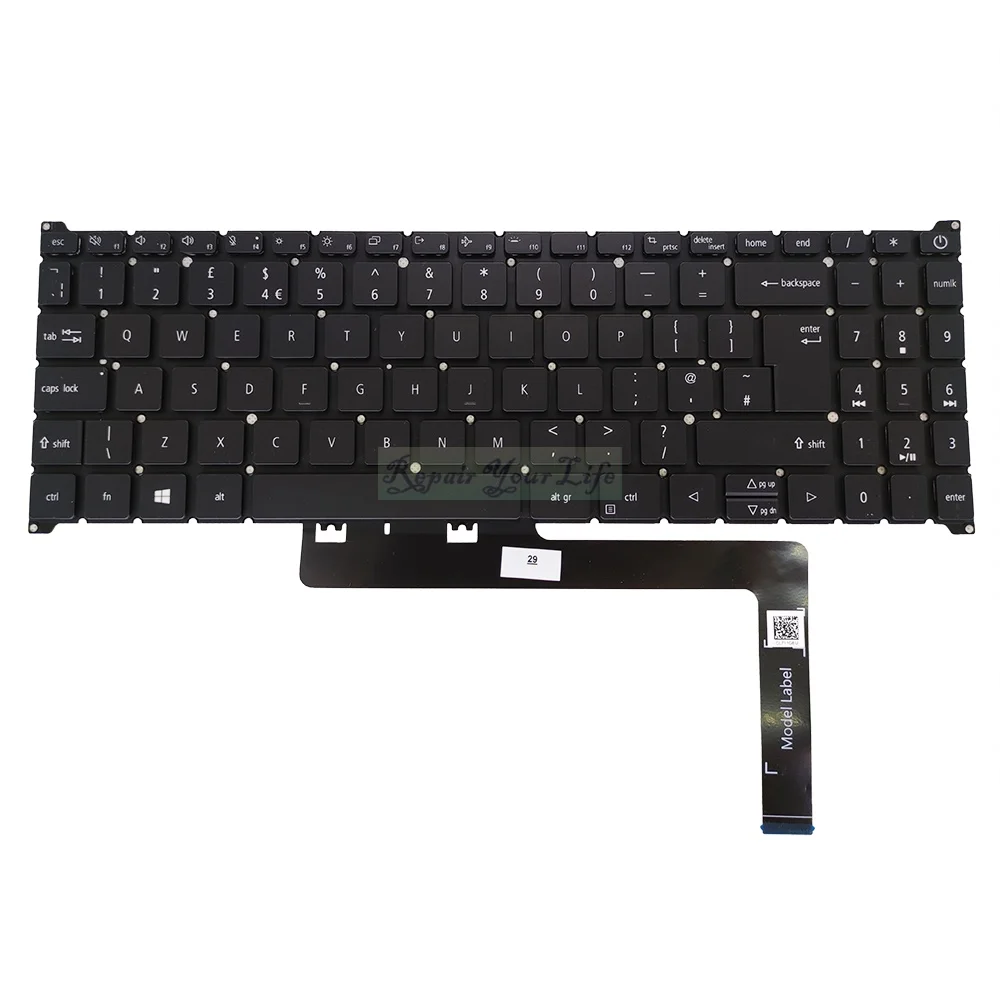 US UK Japanese Keyboard for Acer Swift X SFX16 51 SFX16-51G SFX16-51G-538T 50GS 58RP 16.1" Laptop ANV15-5 S0E-NCB2274 NCB2276