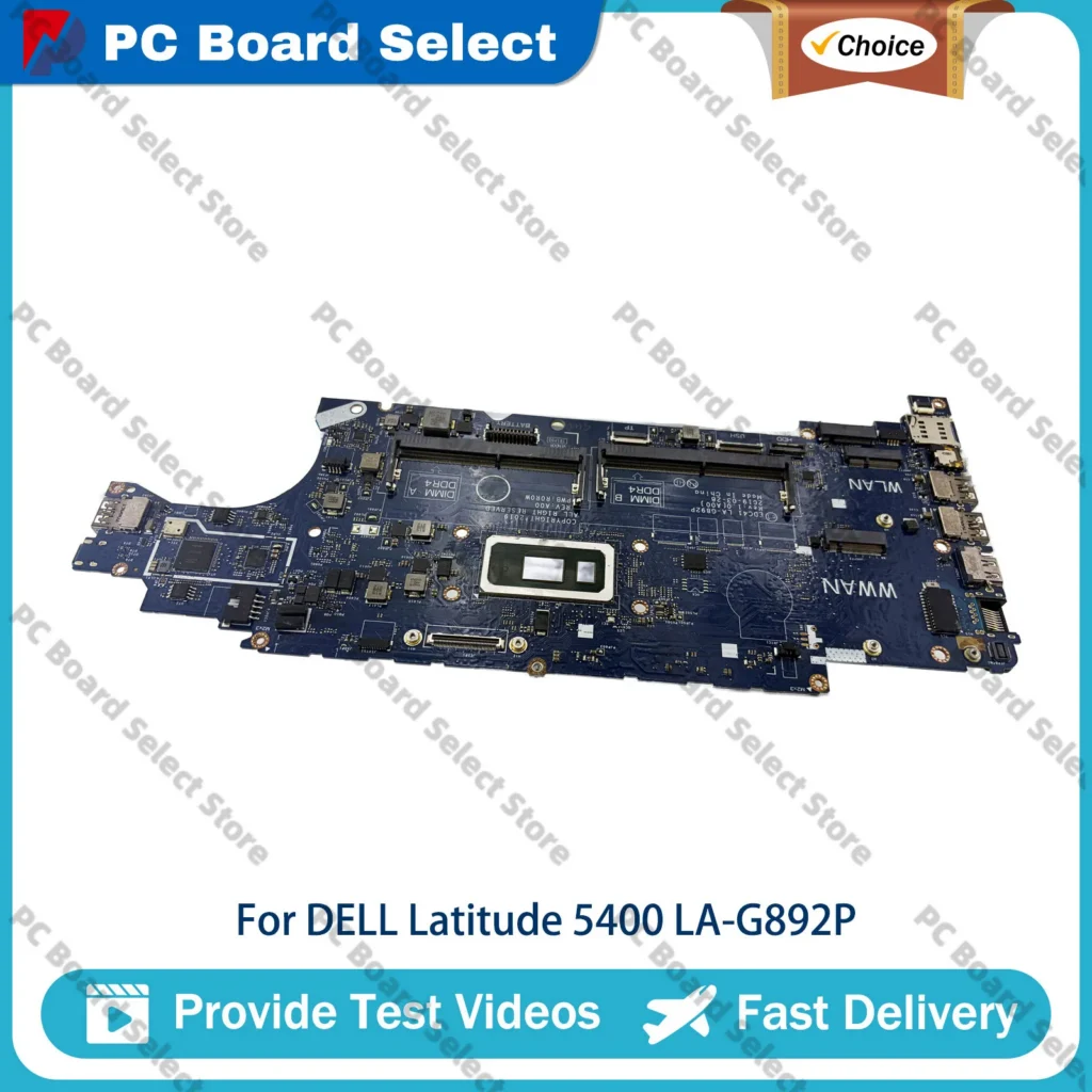 For Dell 5400 LA-G892P with I5 I7 8th Gen CPU 06RVRC 05T75M