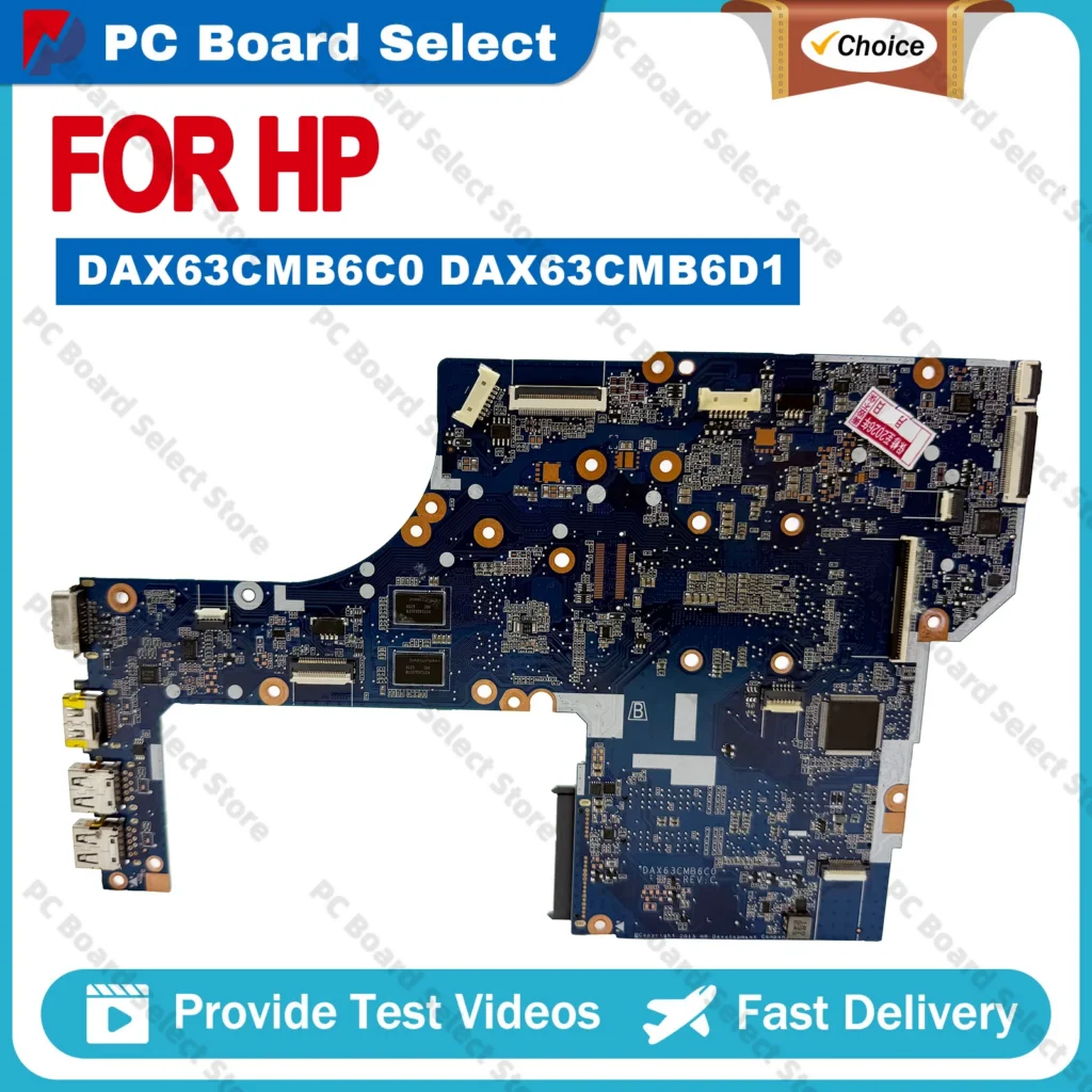DAX63CMB6C0 DAX63CMB6D1 855565-601 For HP Probook 450 G3 470 G3  i3 i5 i7-6th Gen CPU V2G DDR4