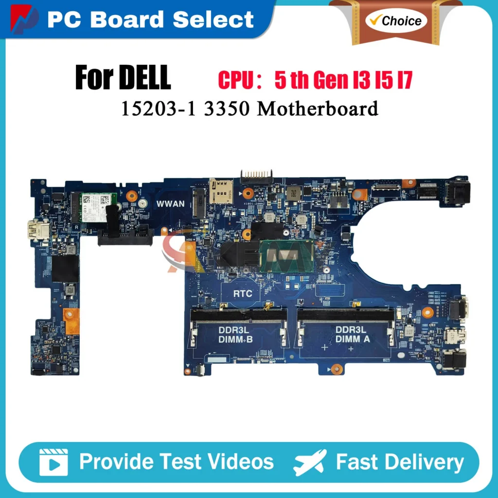 For Dell Latitude L3350 15203-1 with i3 i5 i7 CN-028CG2 0P0WRG 0GPFN8 09VY7H