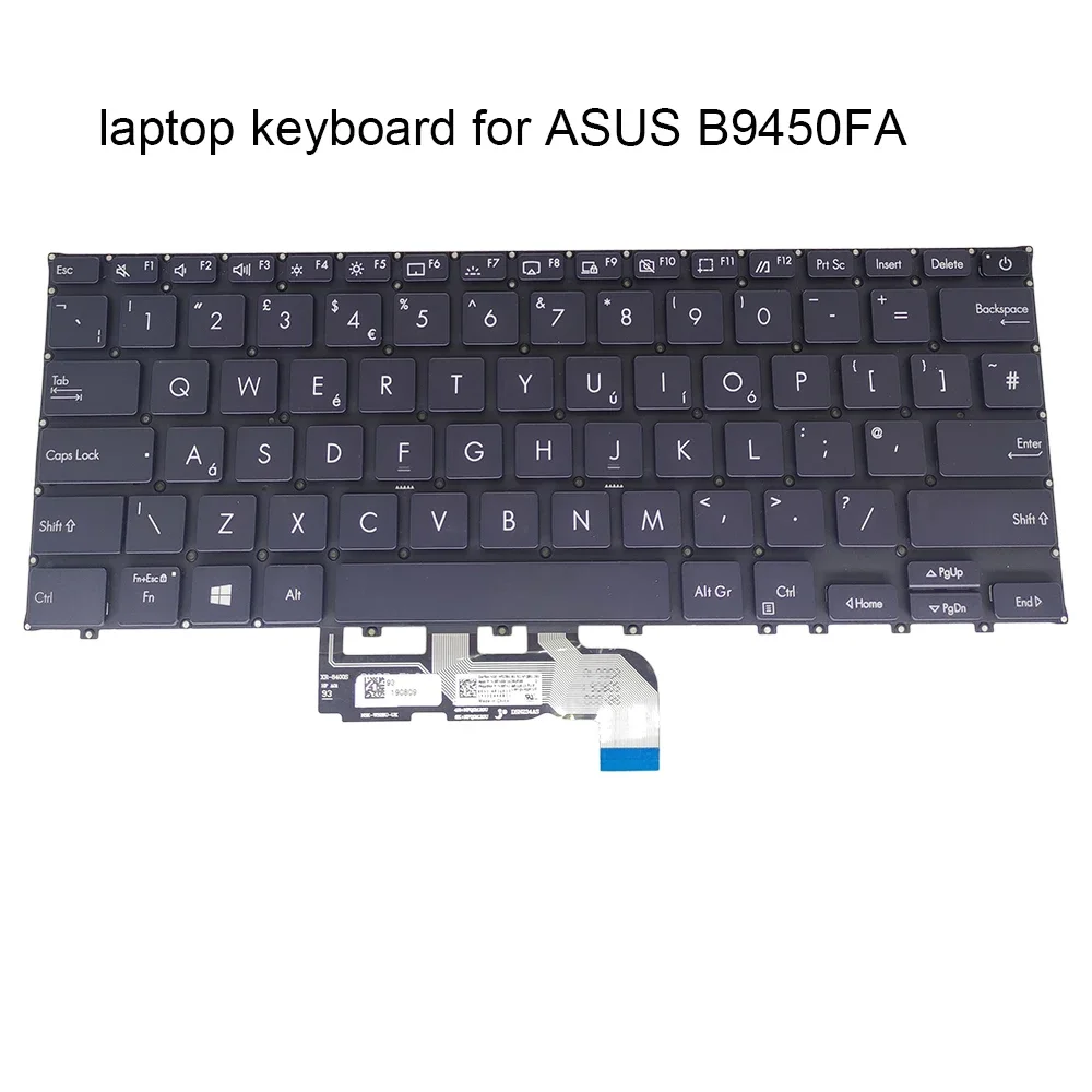 UK GB Backlit Keyboard For ASUS ExpertBook B9 B9400 B9400CEA CBA B9450 B9450FA 0KNB0 1620UK00 1620CS00